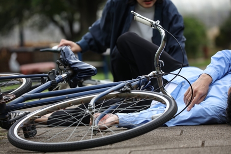 Cyclist Crash