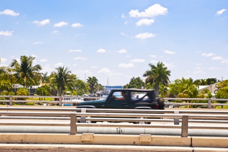 Drive Over Canal Bridge