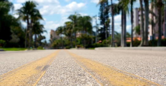 Low angle view of road stock photo