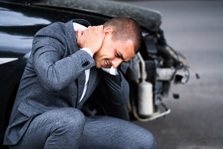 Car Injury Whiplash stock photo