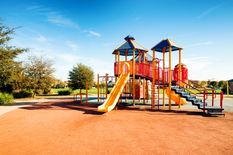 Public Suburban Children park playground