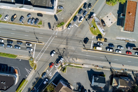 Busy intersection